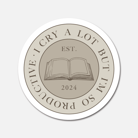 I Cry A Lot - TTPD Coin - The Tortured Poets Department  - Taylor Swift Sticker