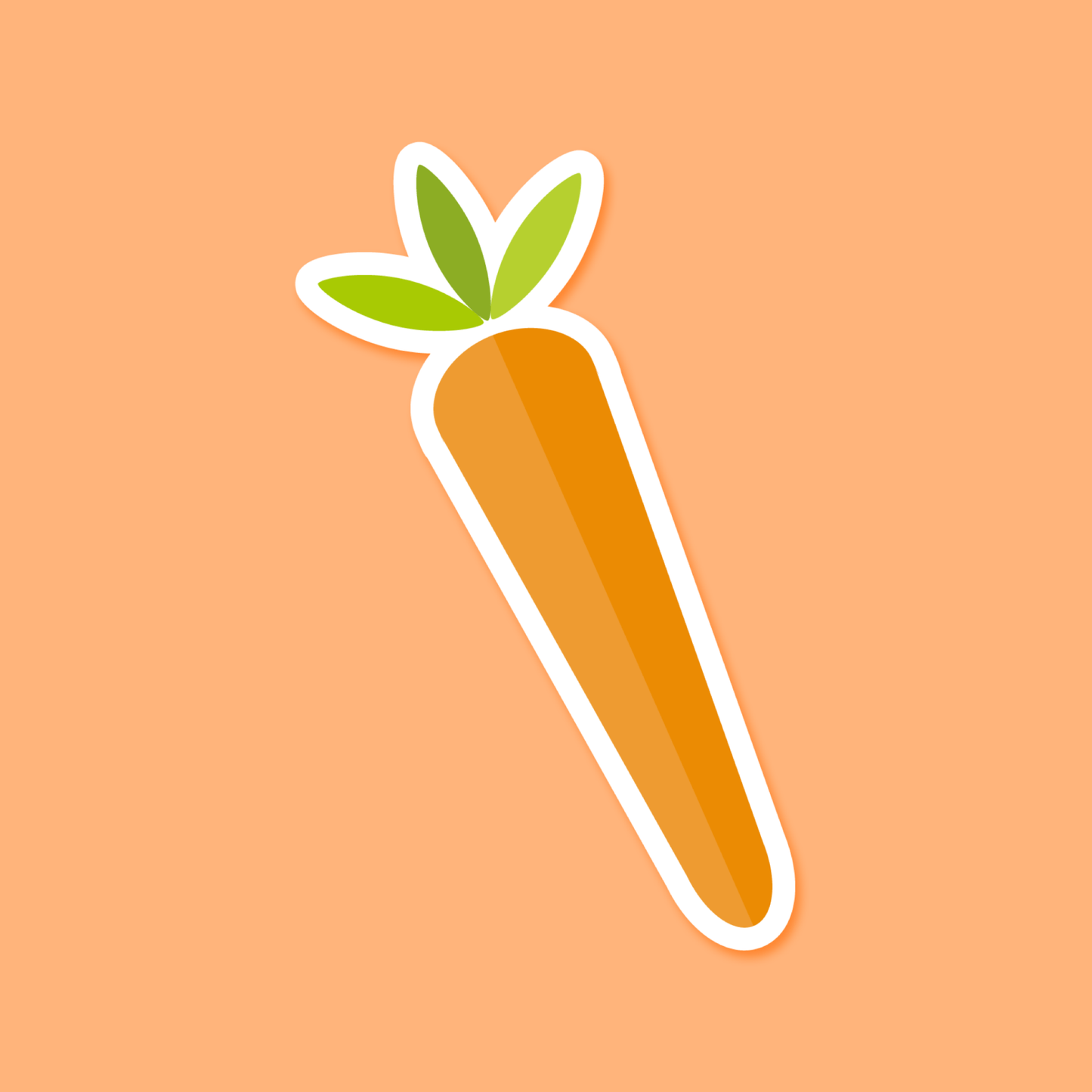 Carrot - Food Sticker - Footnotes Paper