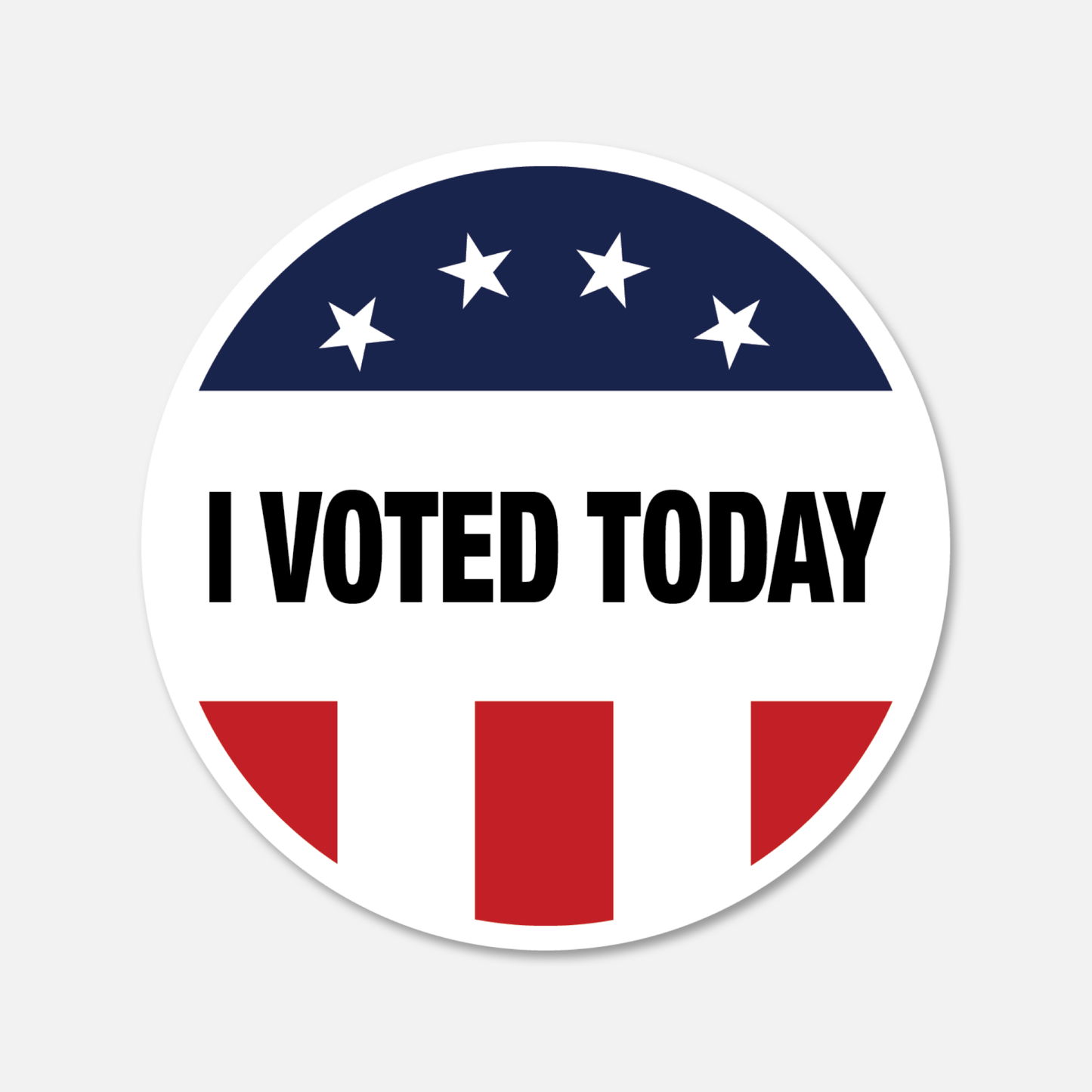 I Voted Today Sticker - Footnotes Paper