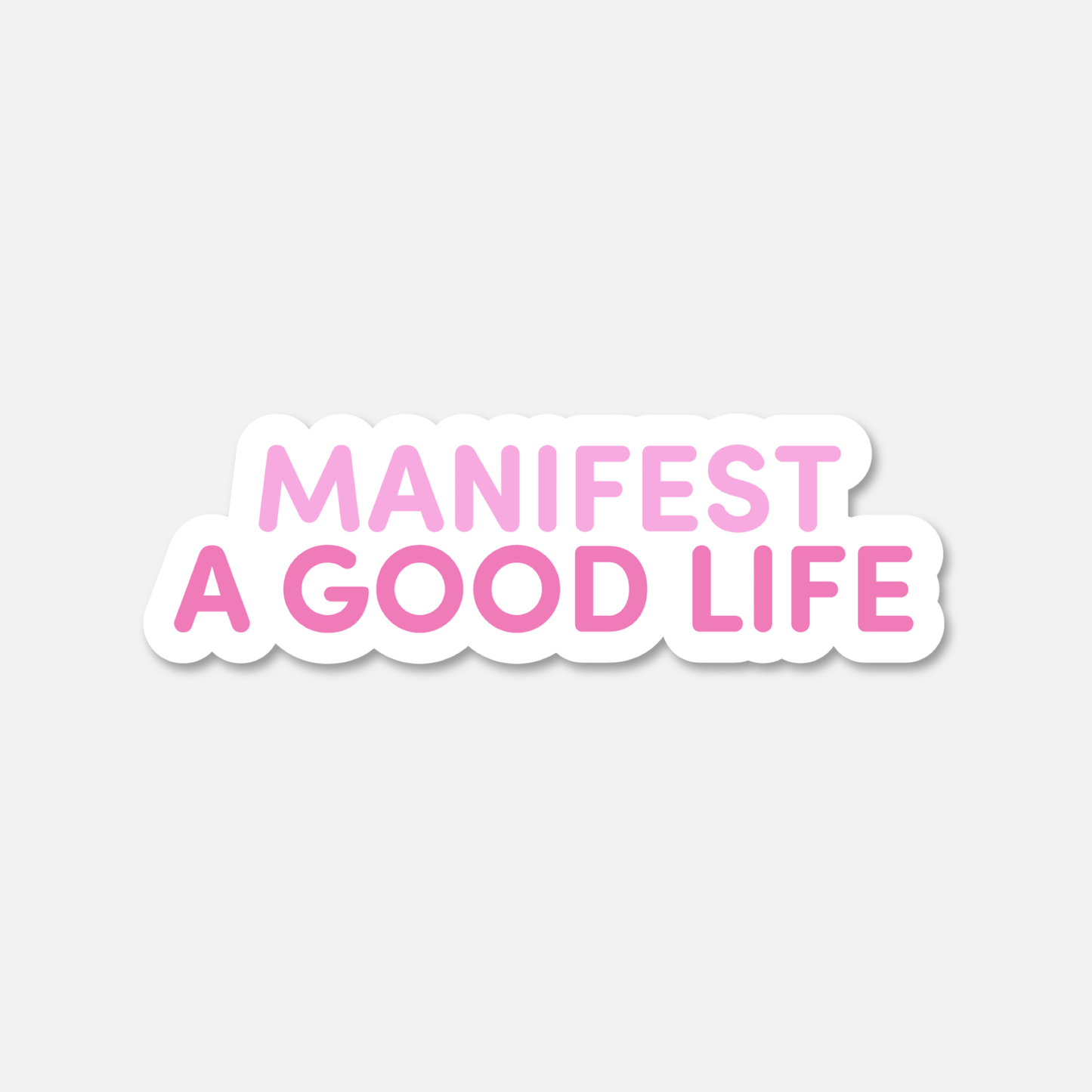 Manifest A Good Life Blush Pink - Footnotes Paper