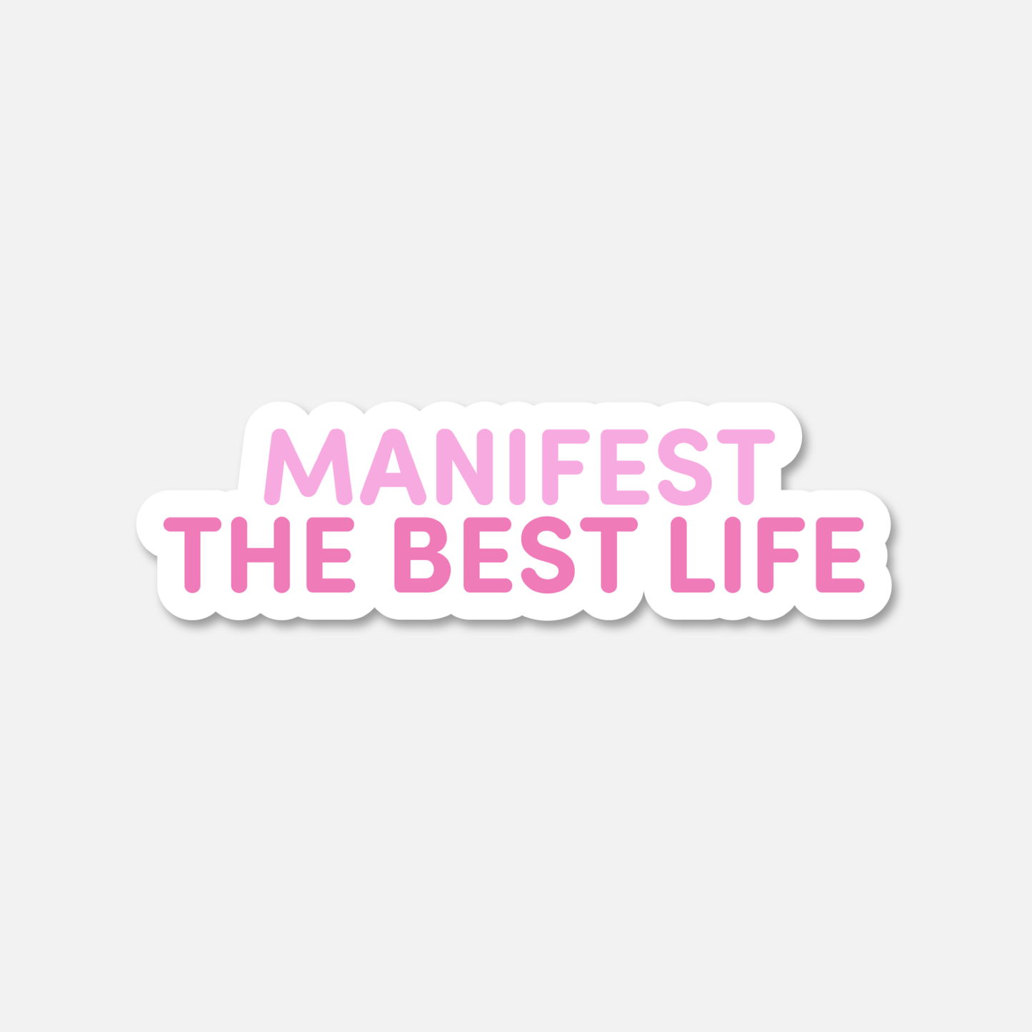 Manifest The Best Life Blush Pink - Footnotes Paper