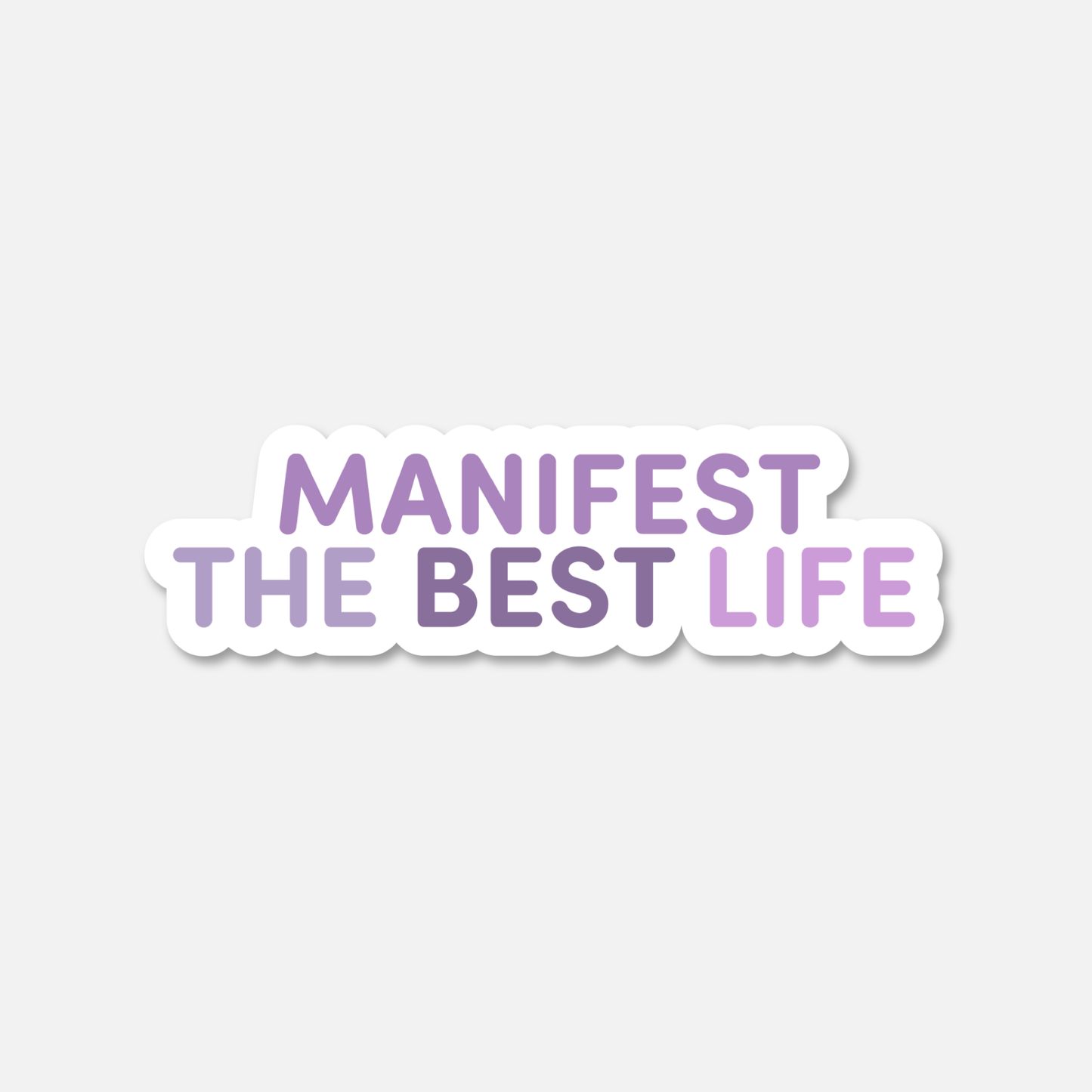 Manifest The Best Life Lavender Haze - Footnotes Paper