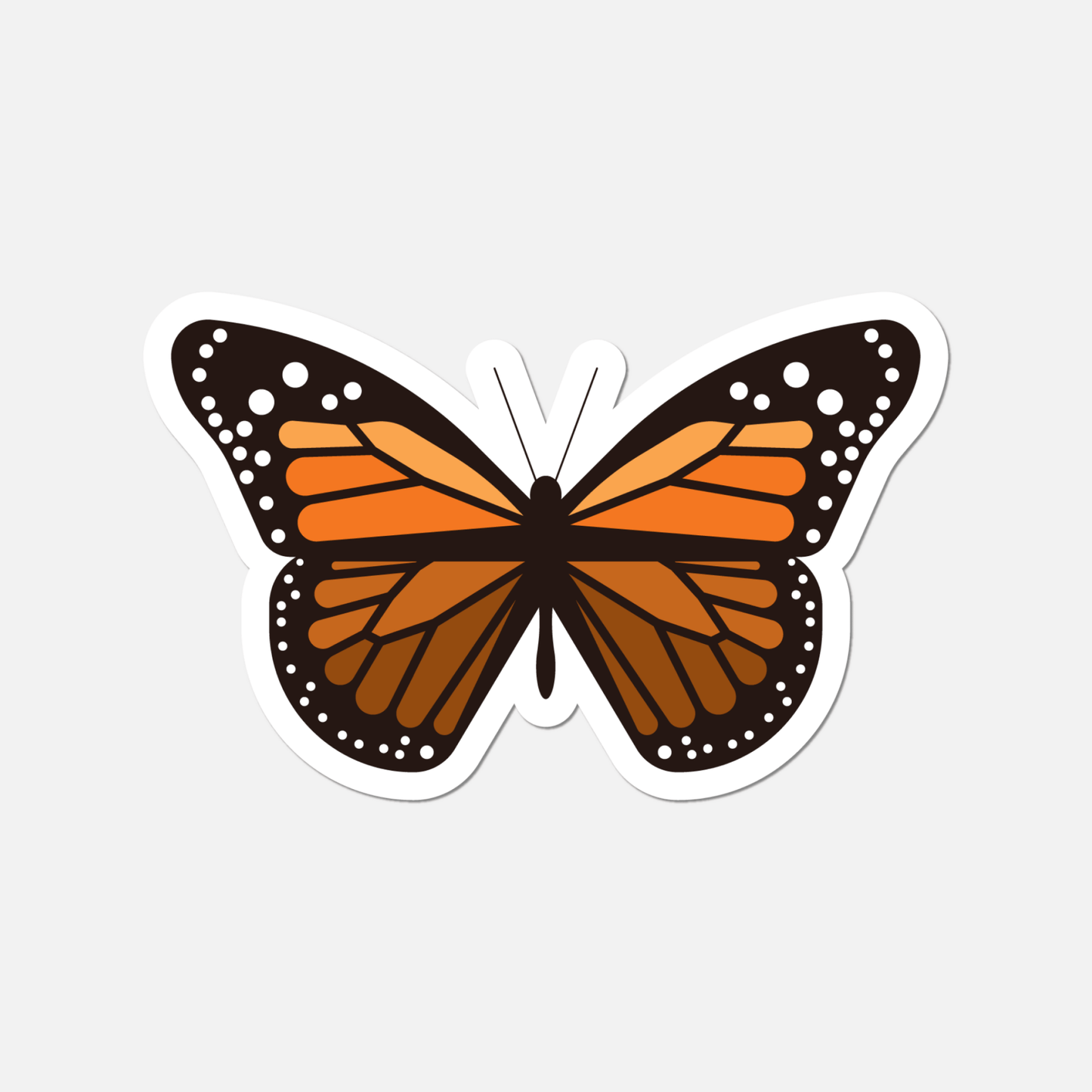 Monarch Butterfly Sticker - Footnotes Paper