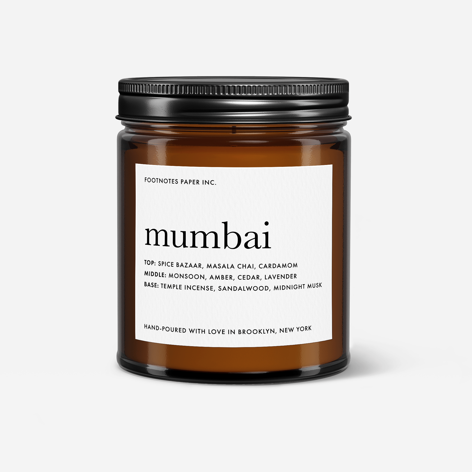 Mumbai Candle – golden santal with spice, sandalwood, temple