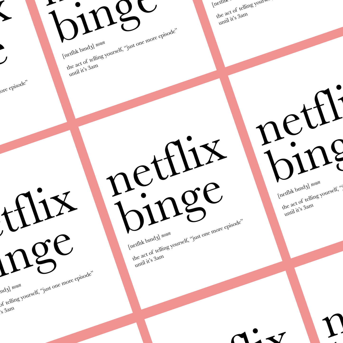 Netflix Binge Definition - Footnotes Paper
