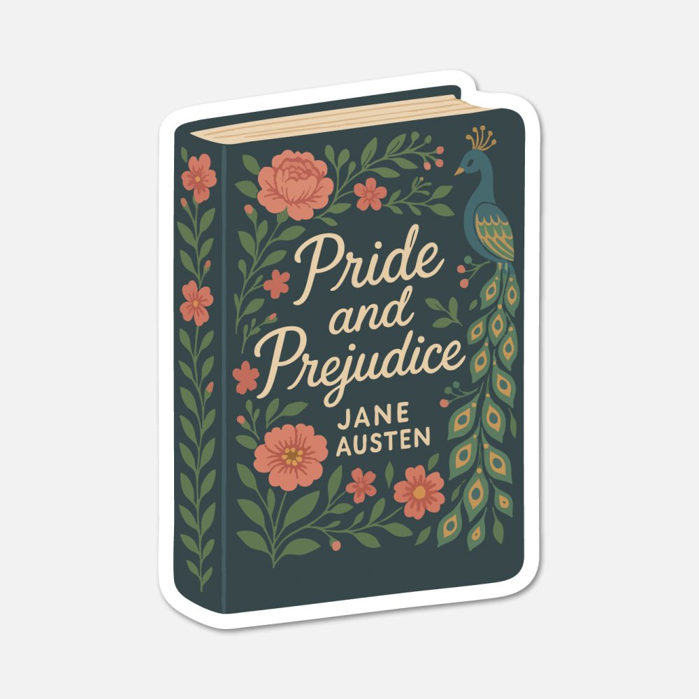 Pride And Prejudice - Book Sticker - Footnotes Paper