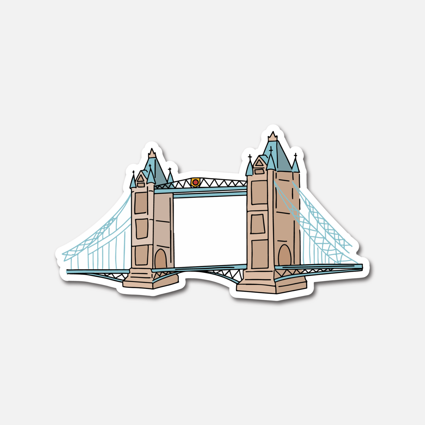 Tower Bridge London - Travel Sticker - Footnotes Paper