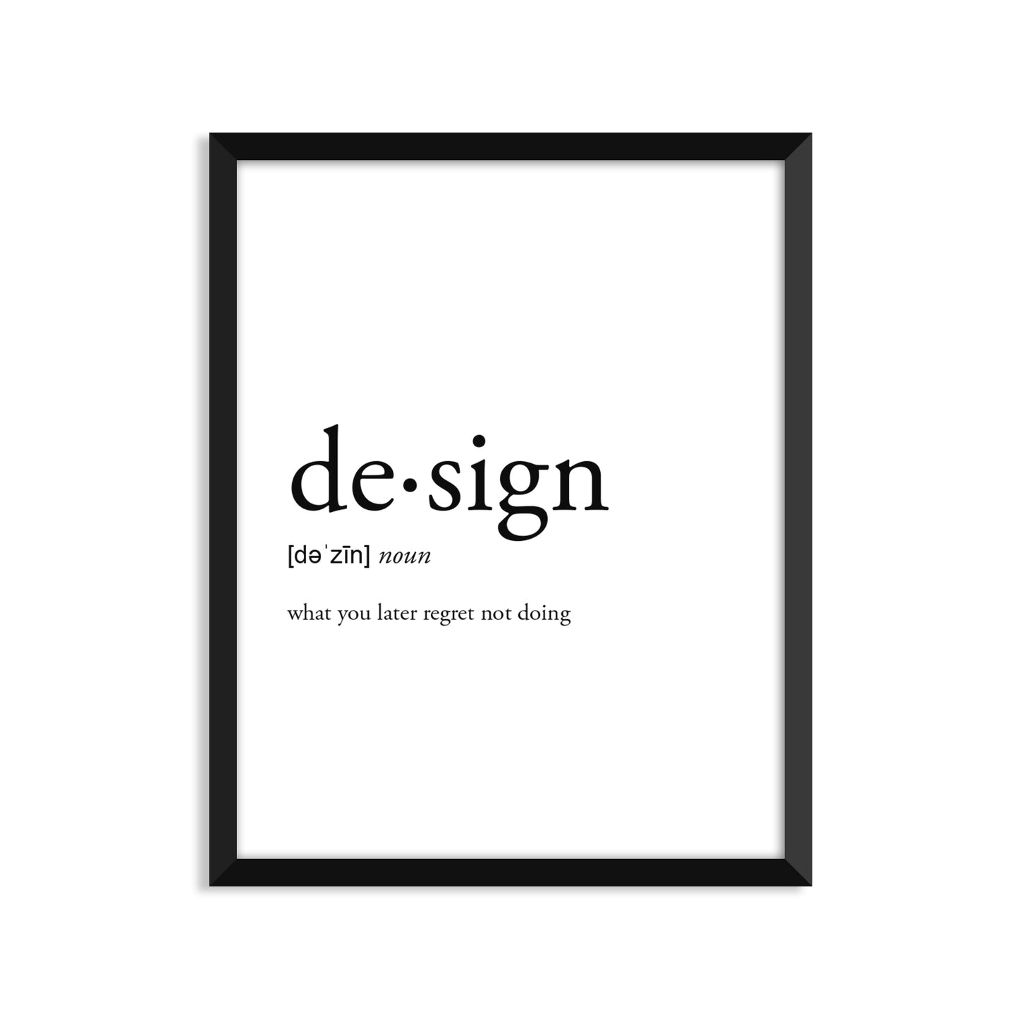 Design Definition - Unframed Art Print Or Greeting Card