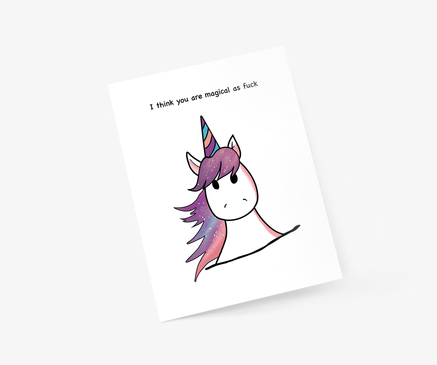 You Are Magical As Fuck Birthday Card | Footnotes Paper
