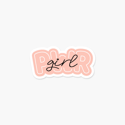 Girl PWR - Feminist Sticker | Footnotes Paper