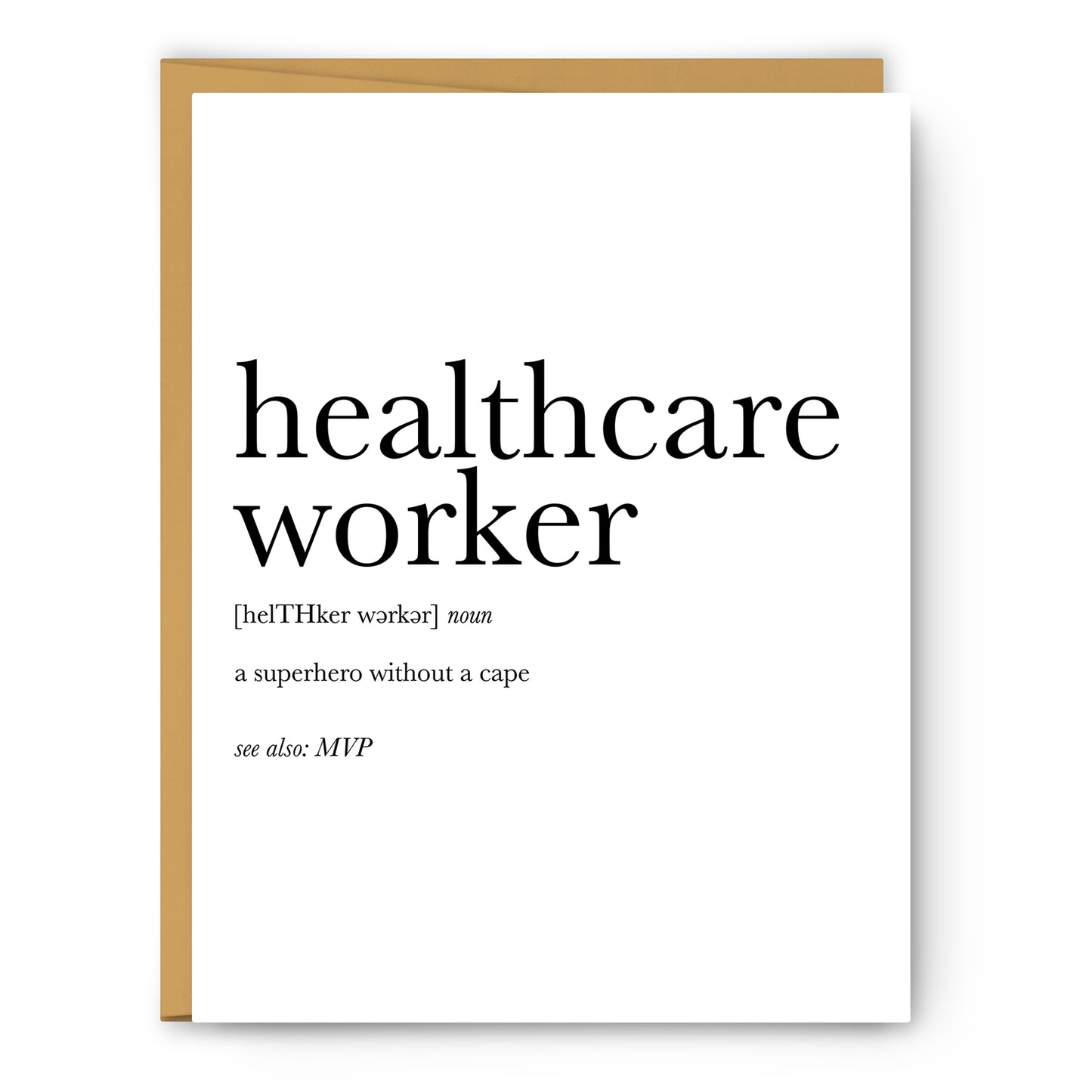 Healthcare Worker Definition - Unframed Art Print Or Greeting Card