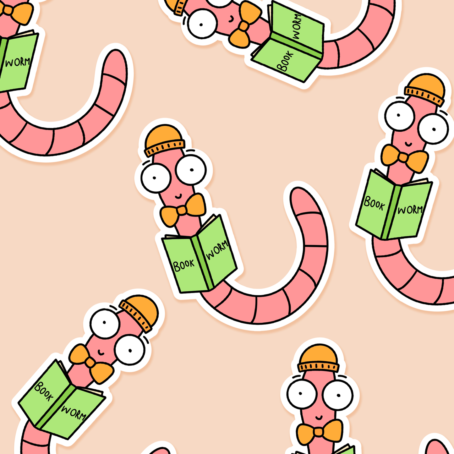 Book Worm - Bookish Sticker