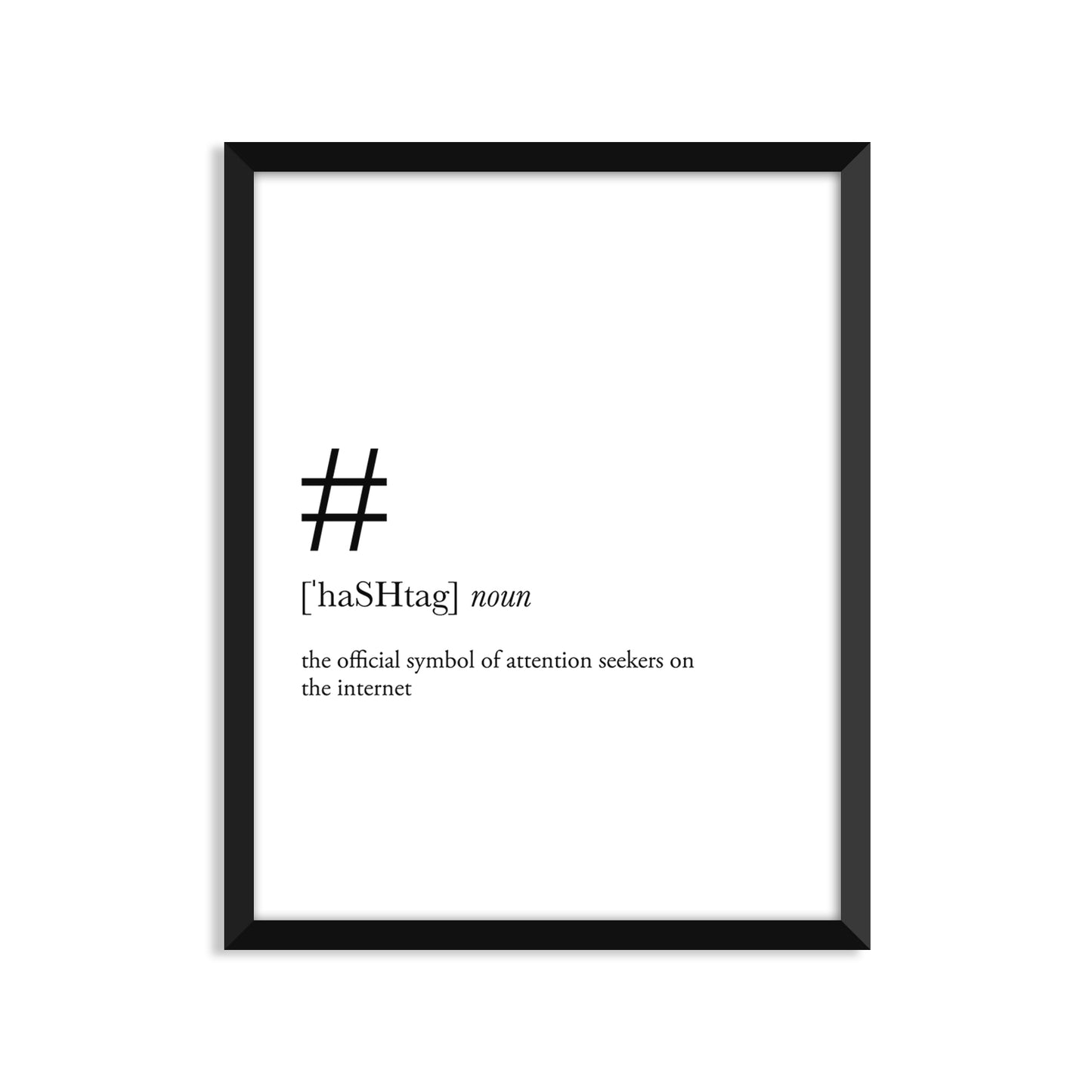 Hashtag Definition Everyday Card