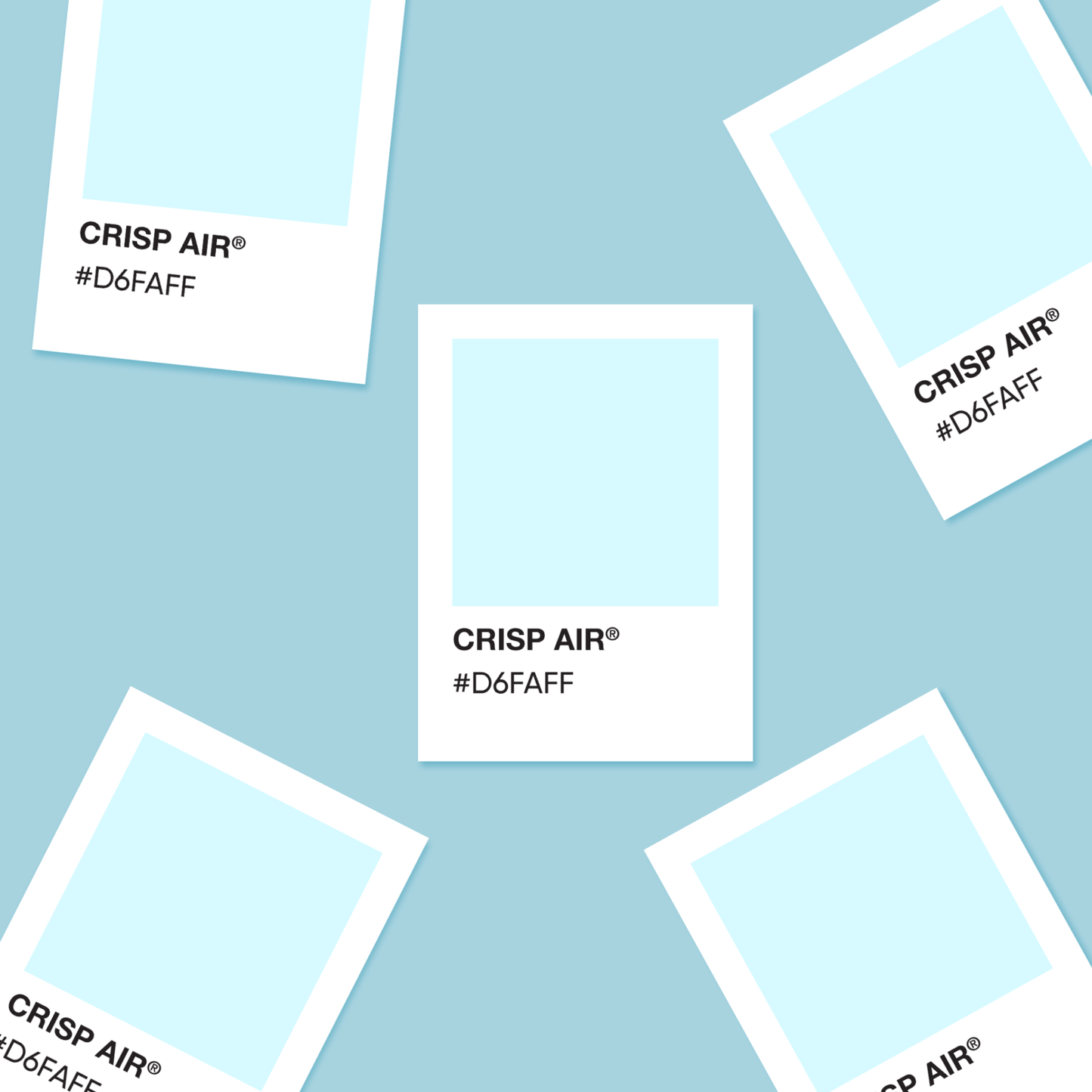 Crisp Air - Color Palette Sticker - Footnotes Paper