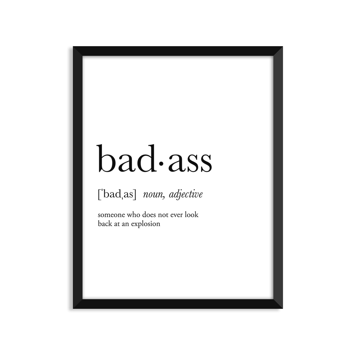 Badass Definition Everyday Card