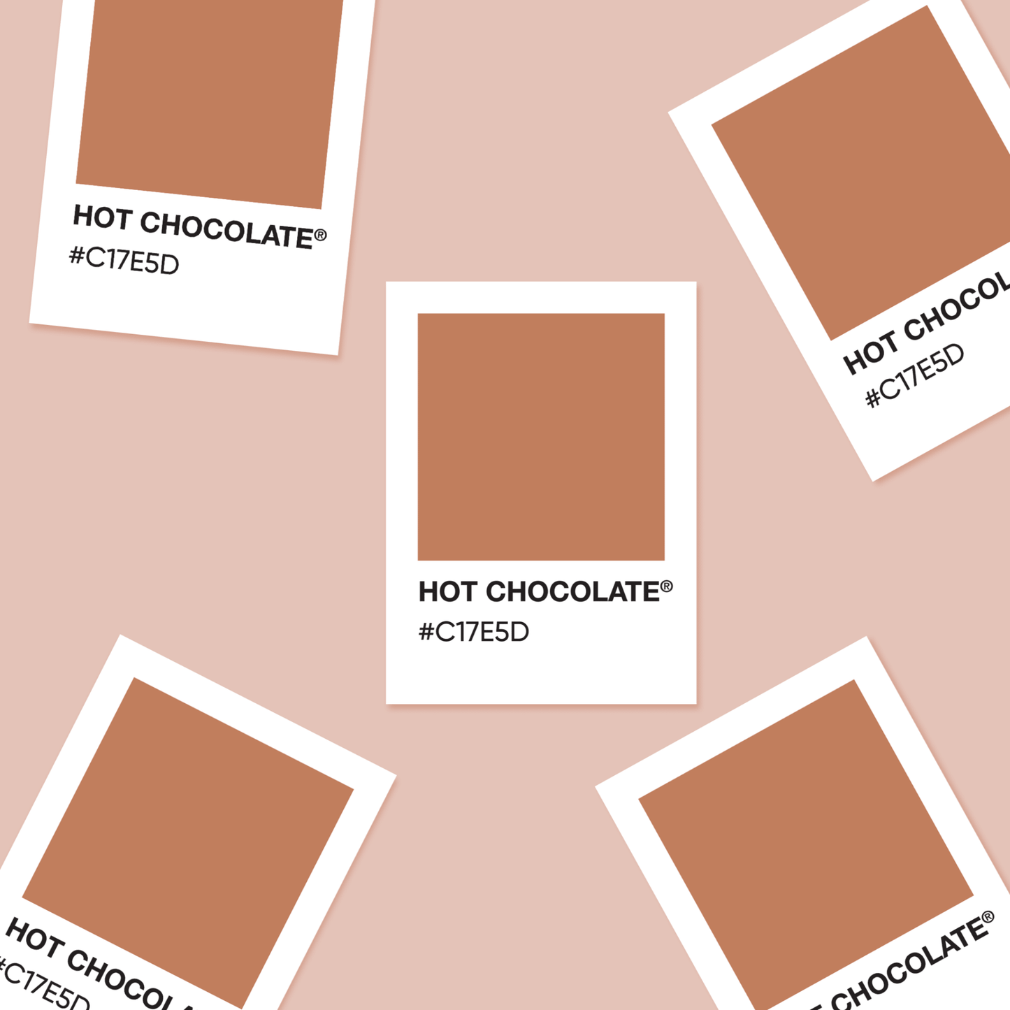 Hot Chocolate - Color Palette Sticker - Footnotes Paper