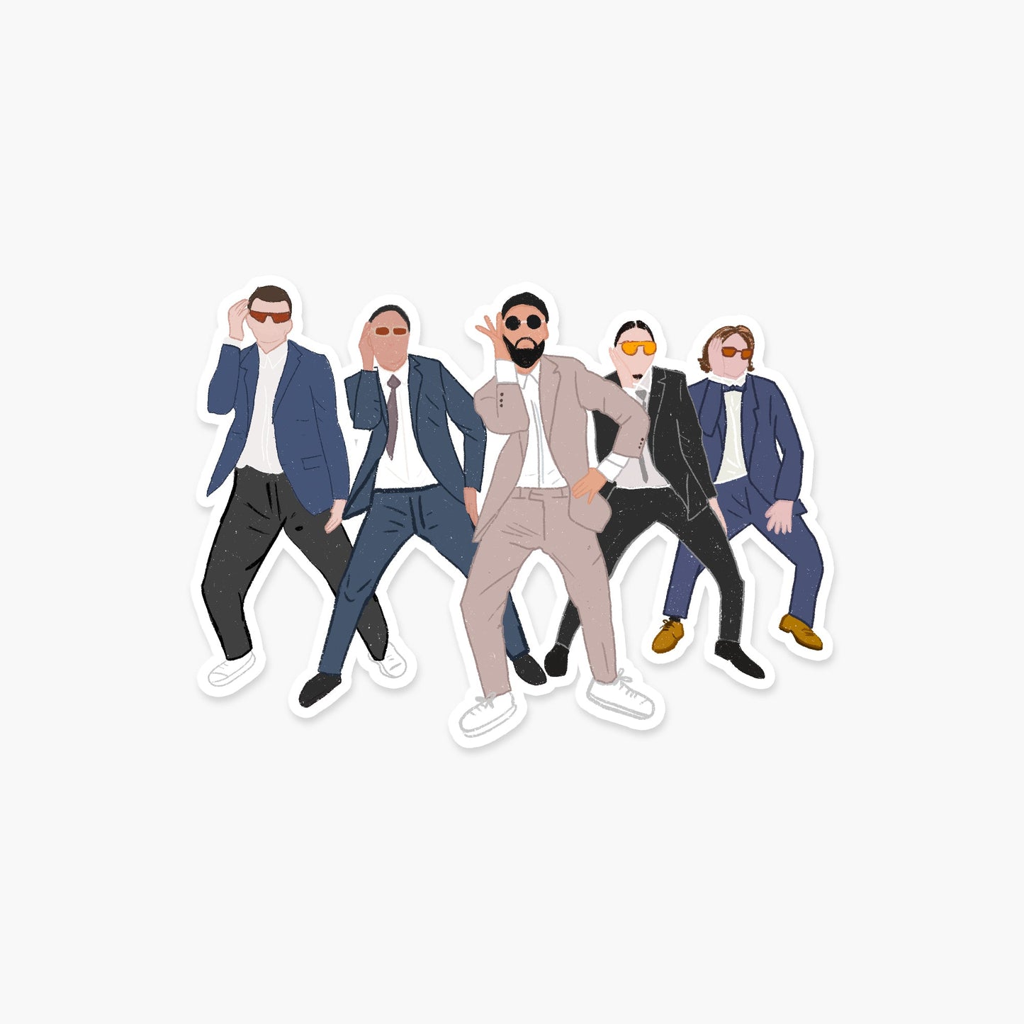 Quick Style Dance Group - Kala Chashma Sticker - Footnotes Paper