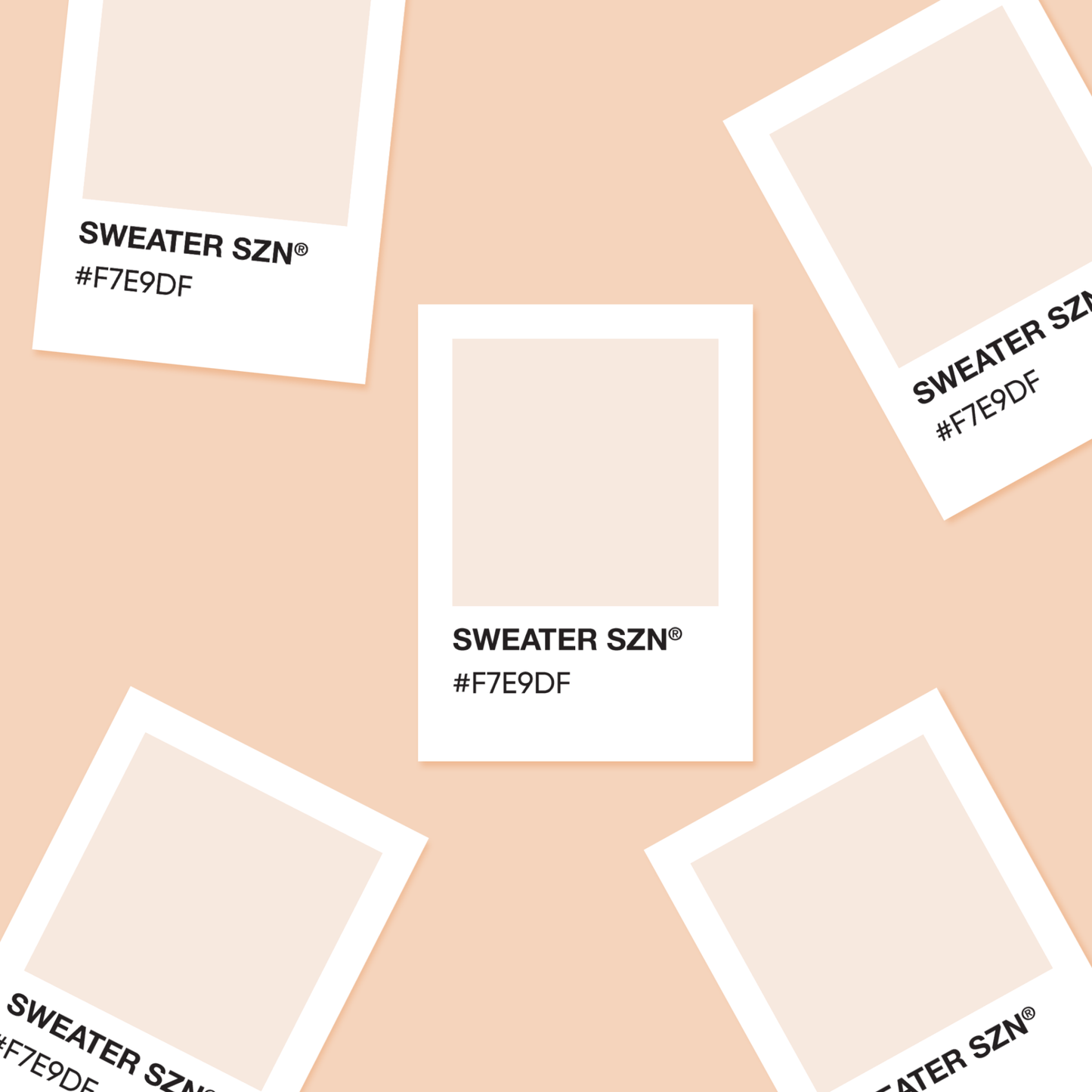 Sweater SZN - Color Palette Sticker - Footnotes Paper