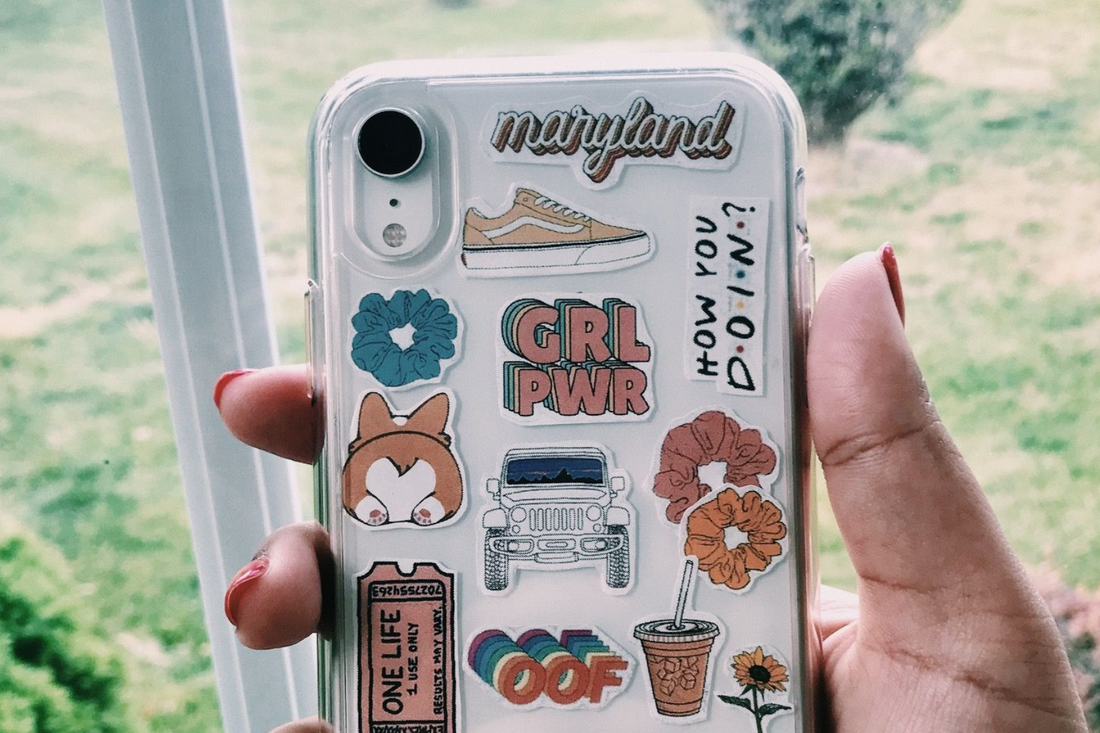 Cool stickers to add an aesthetic touch to your phone case