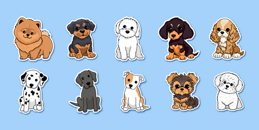 The Story Behind Our Hand-Drawn Cute Dog Stickers Collection