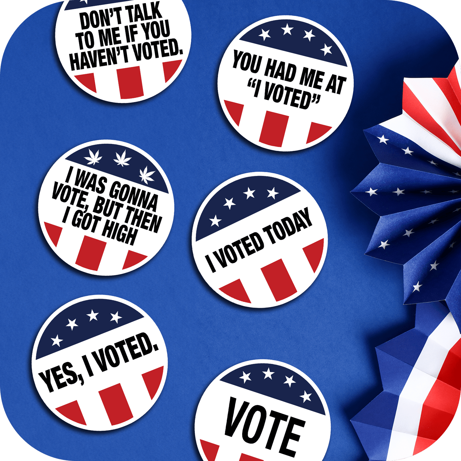 I Voted Stickers Collection - Footnotes Paper