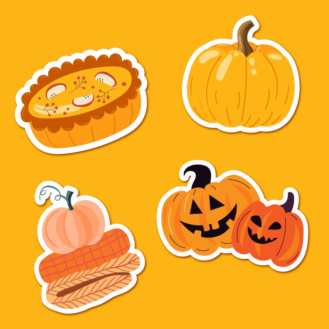 Pumpkin Stickers - Footnotes Paper