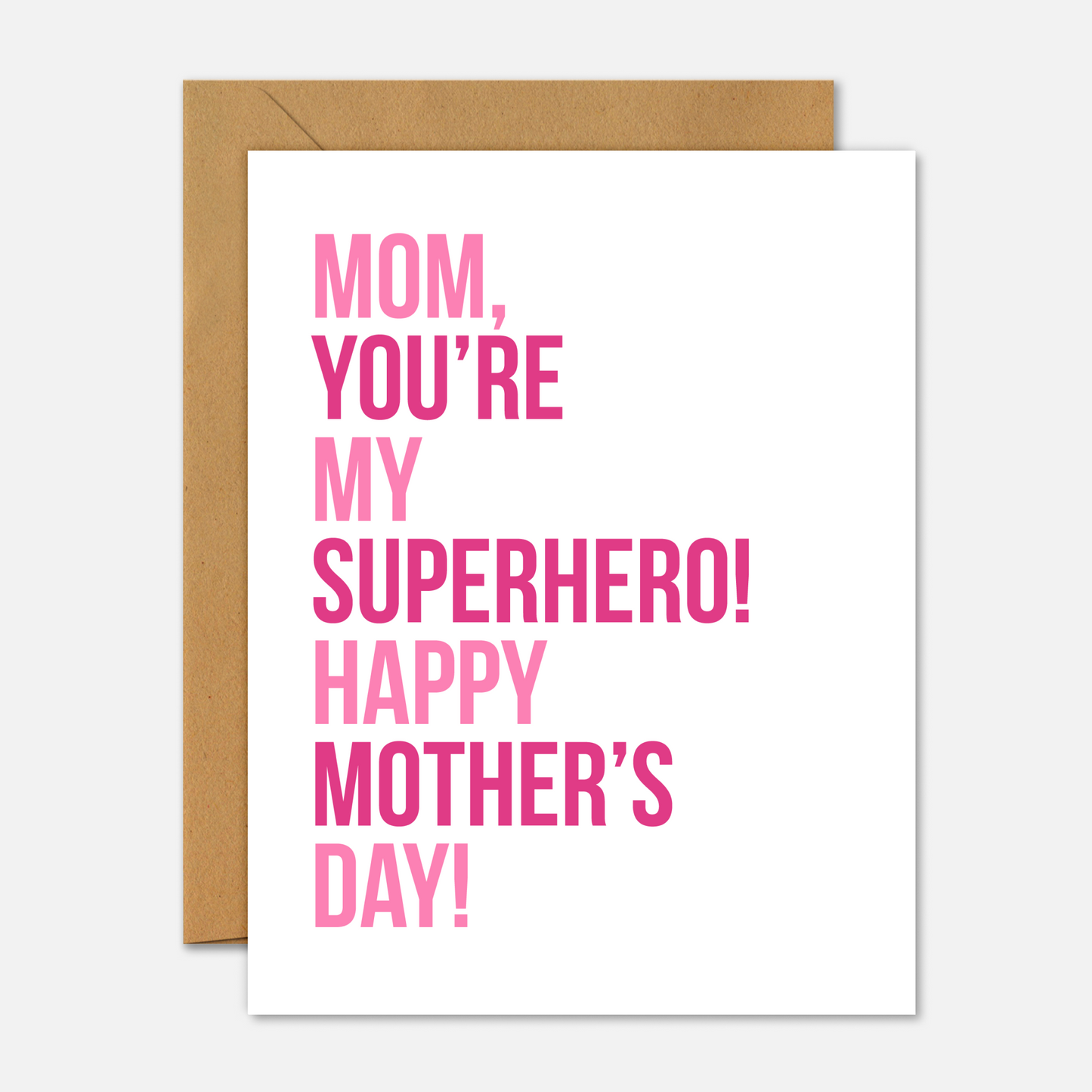 Mom, You’re My Superhero! Happy Mother’s Day Card