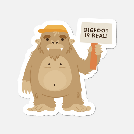 Bigfoot Is Real Sticker