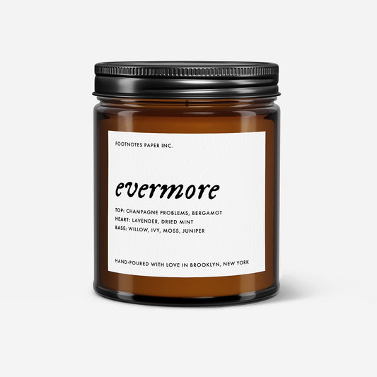 Evermore Candle – A Taylor Swift-Inspired Scent of Lavender, Mint, and Nature