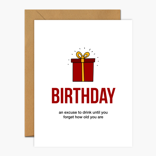 Birthday Definition Illustration Birthday Card | Footnotes Paper
