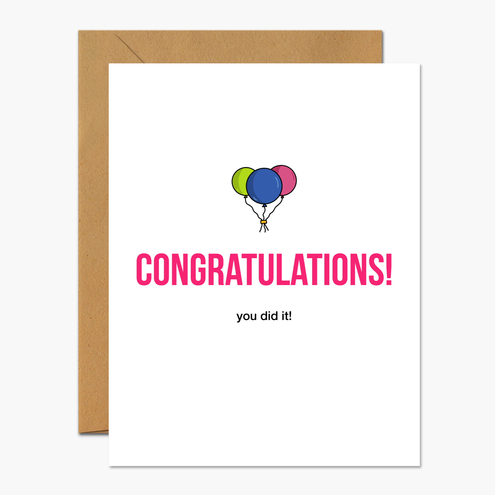 Congratulations Definition Illustration Congrats Greeting Card | Footnotes Paper