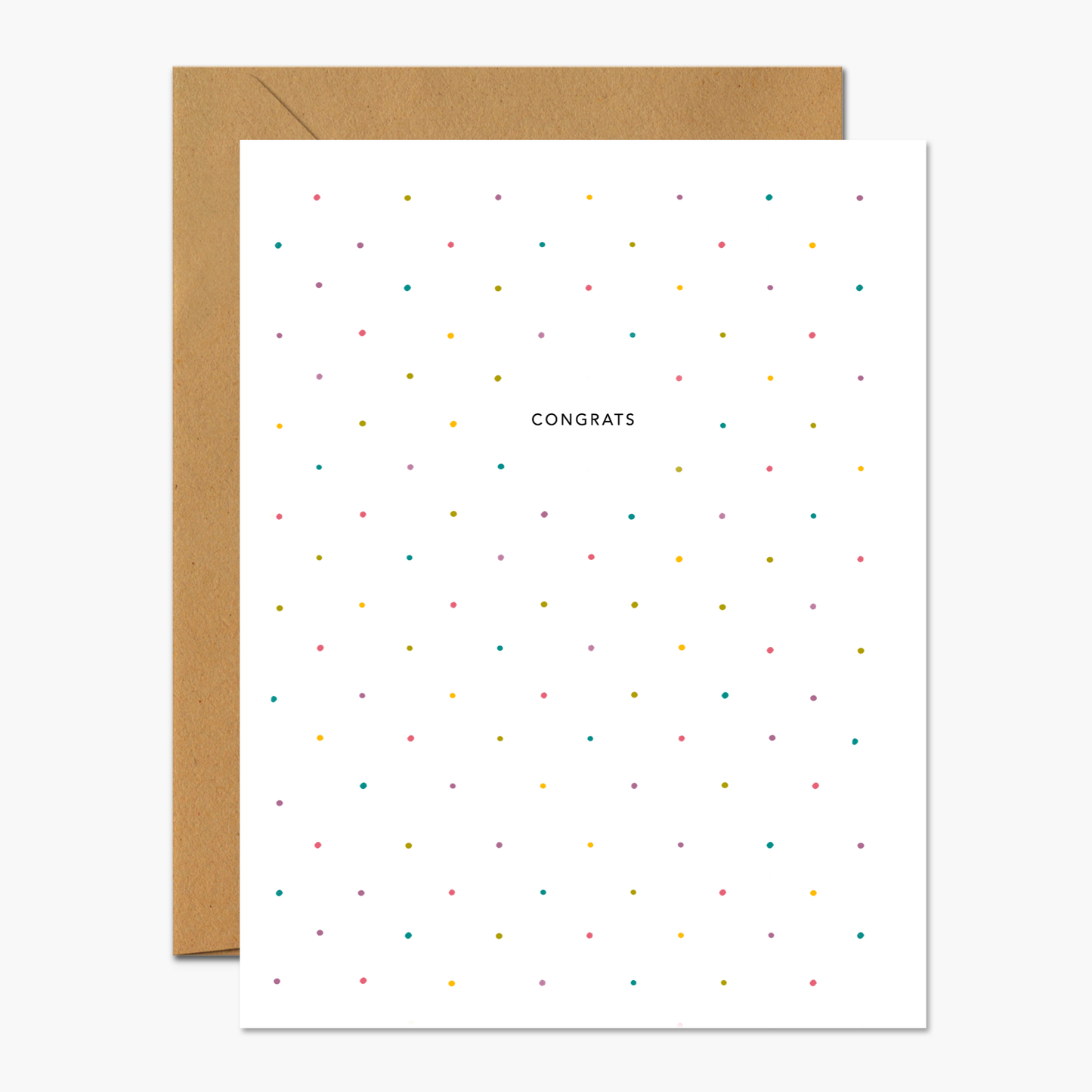 Congrats Dots Congrats Greeting Card | Footnotes Paper