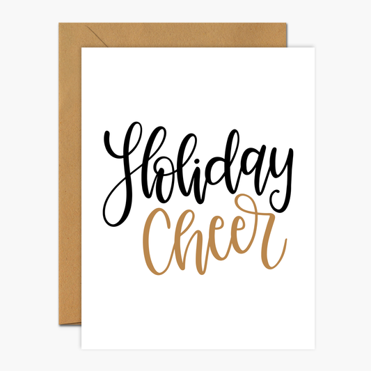Holiday Cheer Christmas Greeting Card | Footnotes Paper