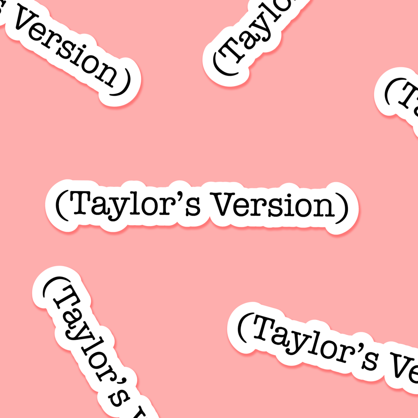 (Taylor's Version) Taylor Swift Inspired Sticker | Footnotes Paper