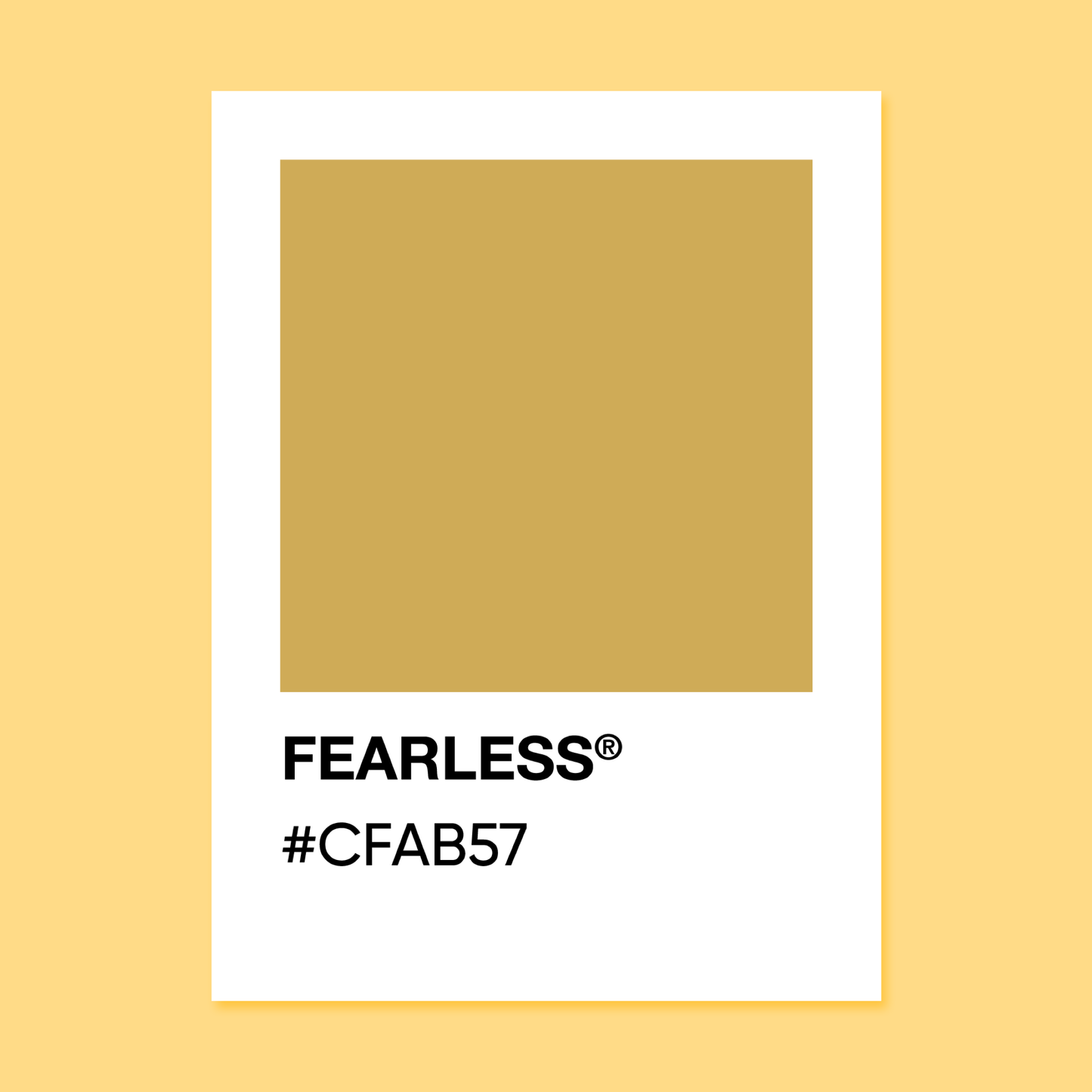 Fearless Album  - Color Palette Sticker