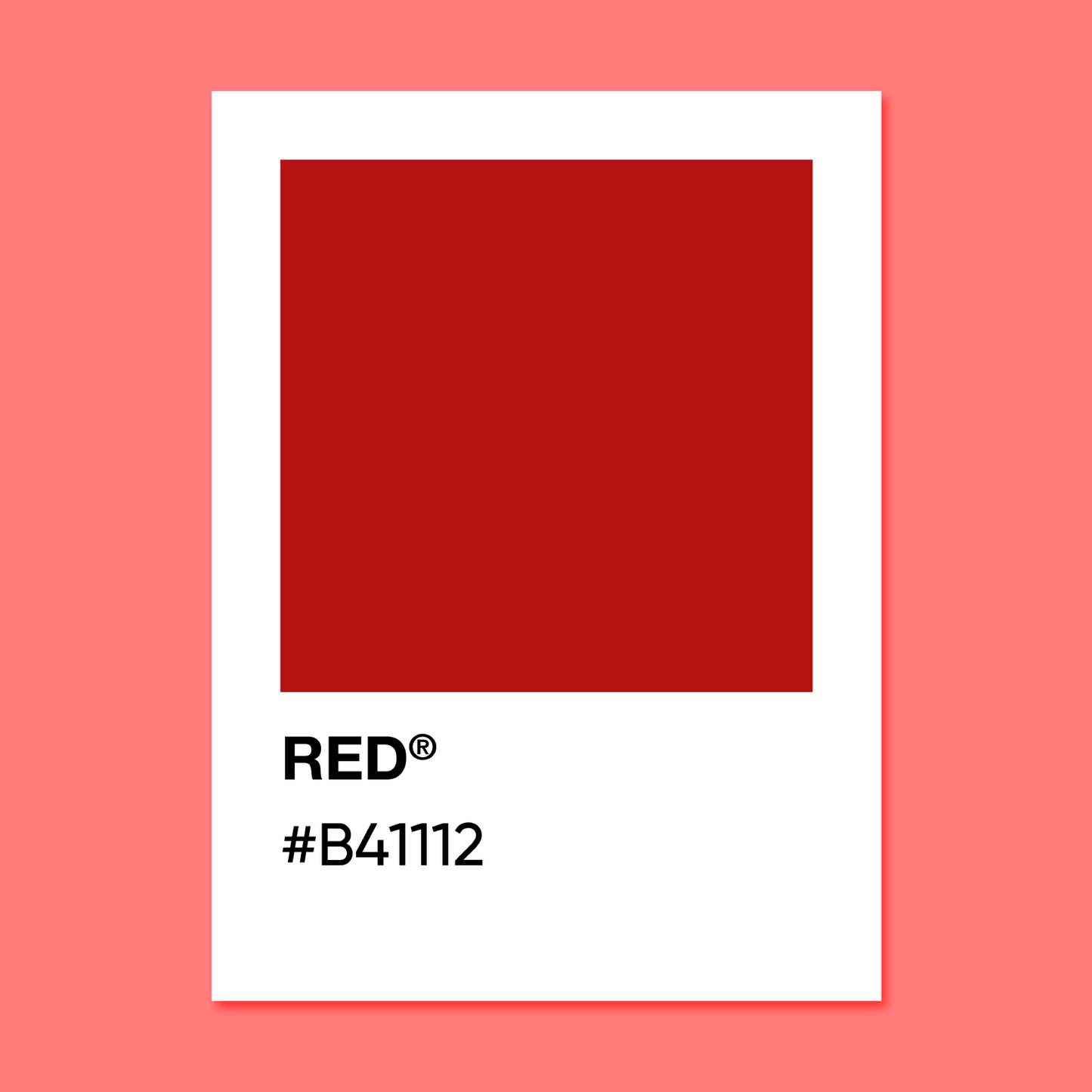 Red  - Color Palette Sticker