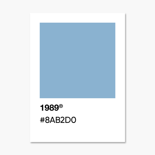 1989 TS Album  - Color Palette Sticker