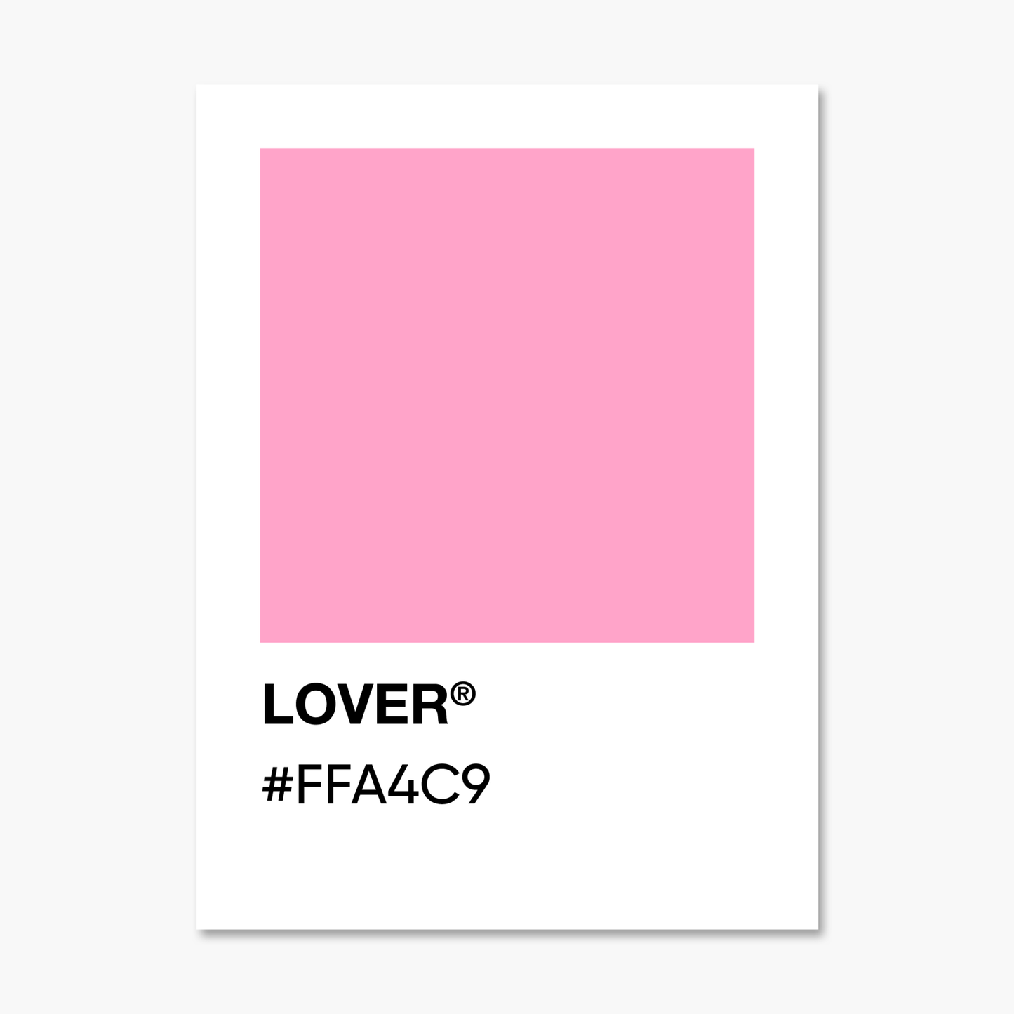 Lover - Color Palette Sticker