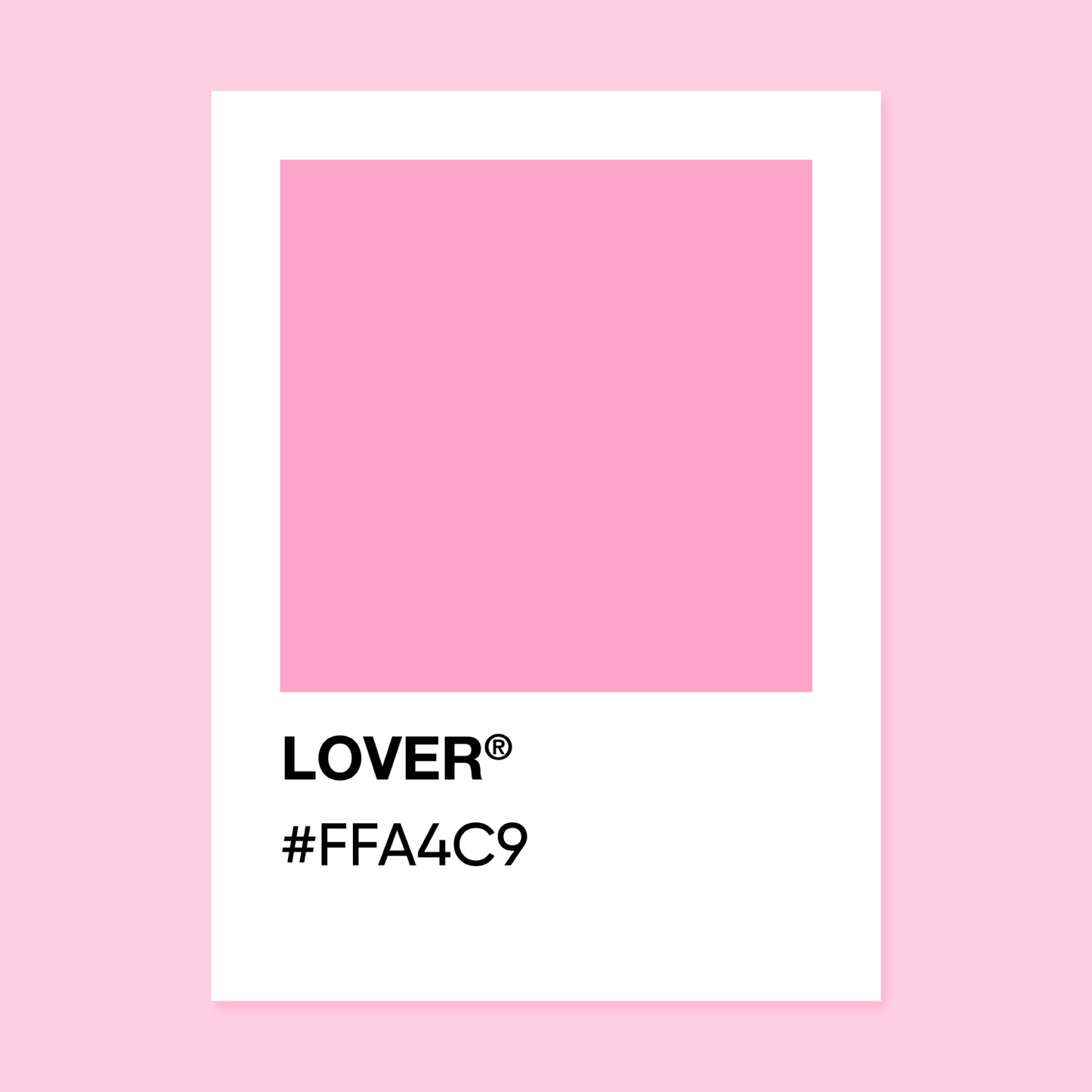 Lover - Color Palette Sticker