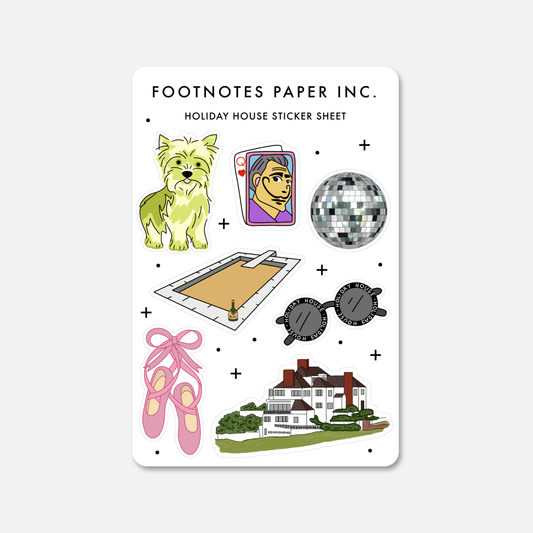 Holiday House Sticker Sheet  | Footnotes Paper