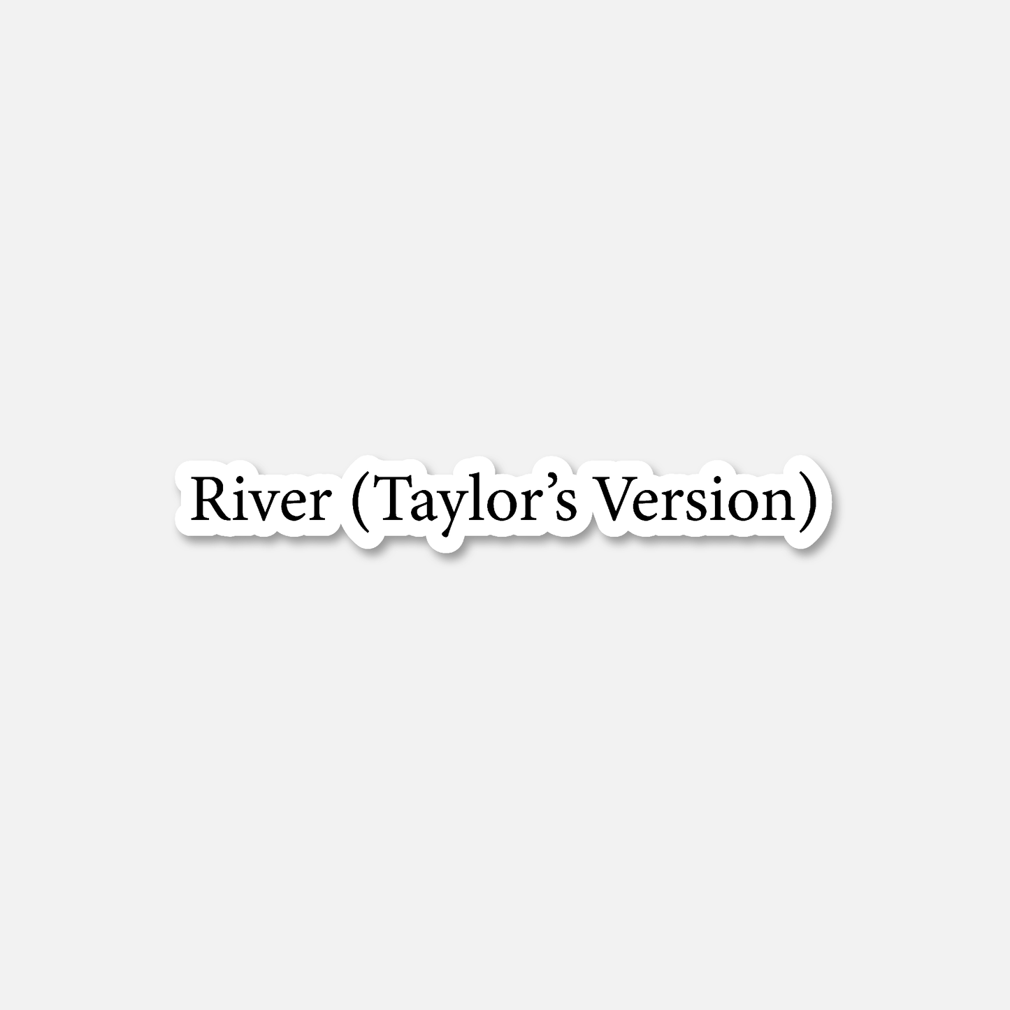 River (Taylor's Version)  - Sticker