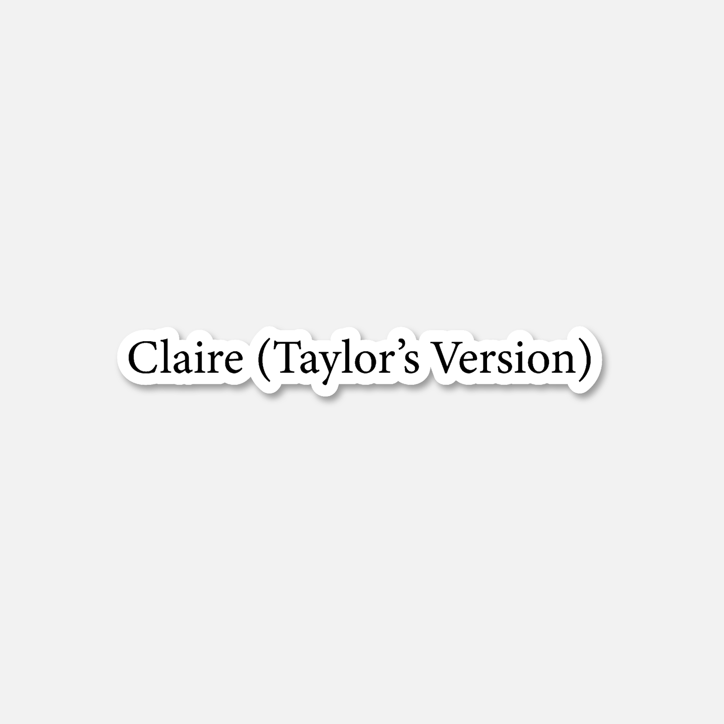 Claire (Taylor's Version)  | Footnotes Paper