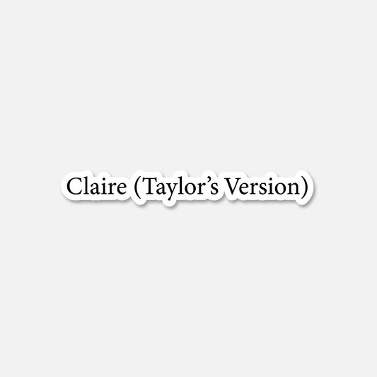 Claire (Taylor's Version)  | Footnotes Paper