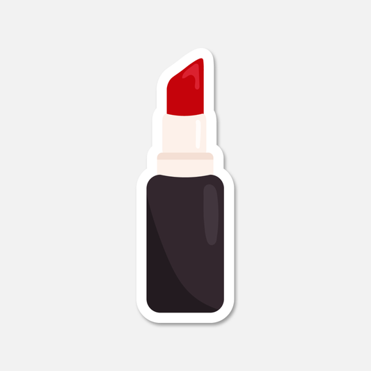 Red Lipstick Valentine's Day Sticker | Footnotes Paper