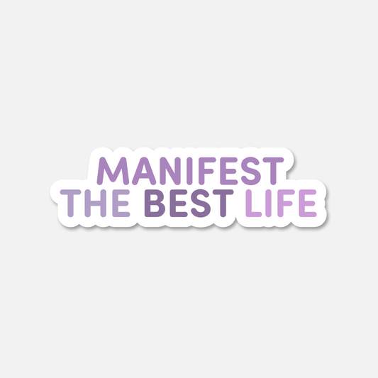 Manifest The Best Life Lavender Haze  | Footnotes Paper