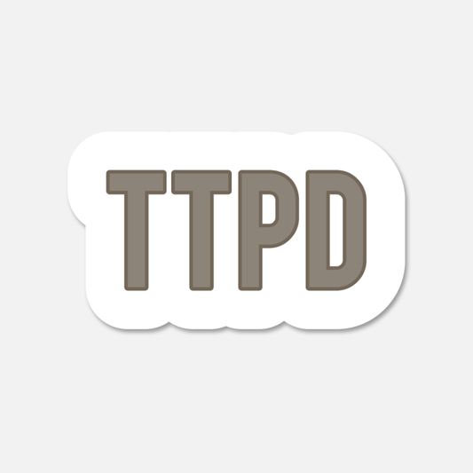 TTPD Everyday Sticker | Footnotes Paper