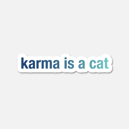 Karma Is A Cat - Midnights  - Everyday Sticker