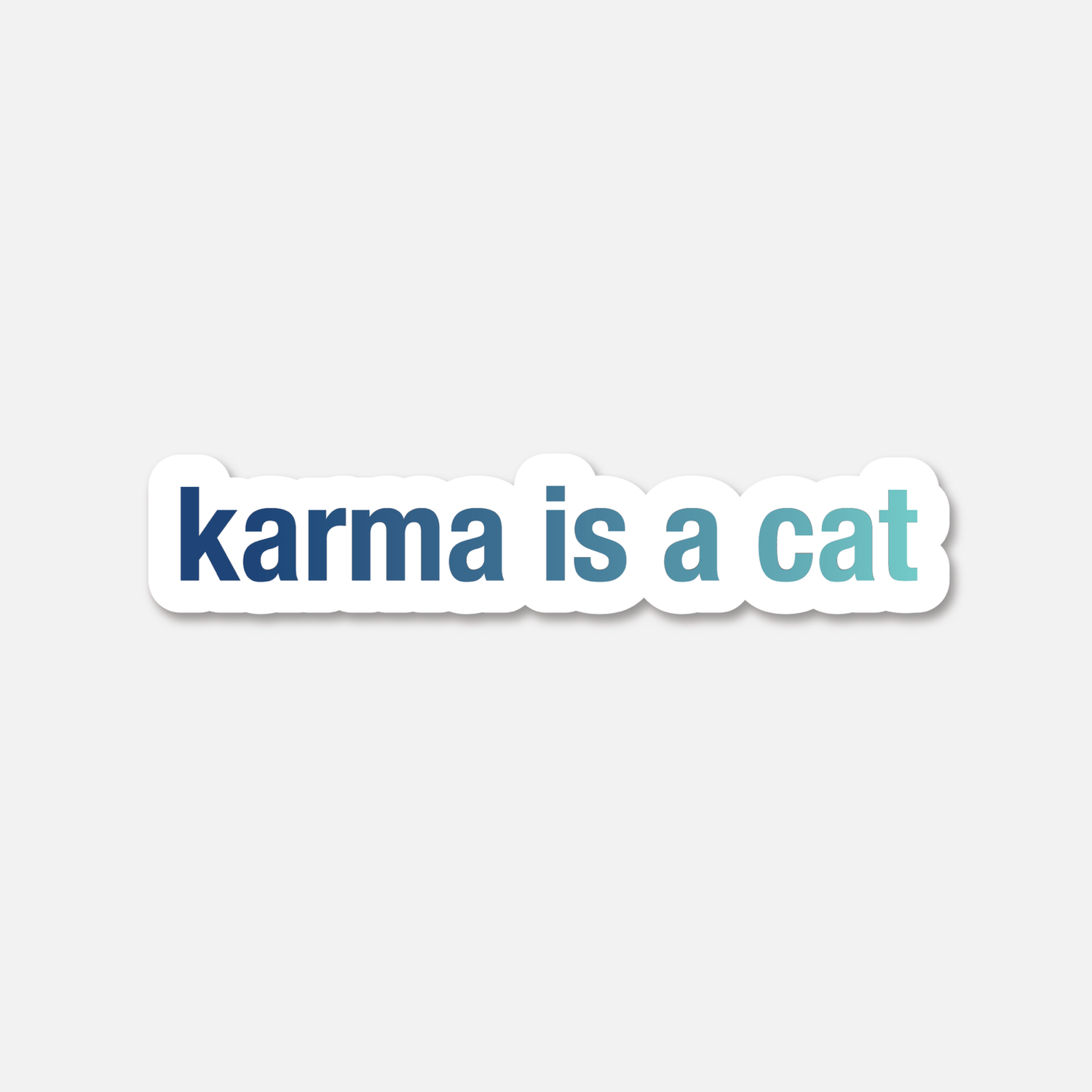 Karma Is A Cat - Midnights  - Everyday Sticker