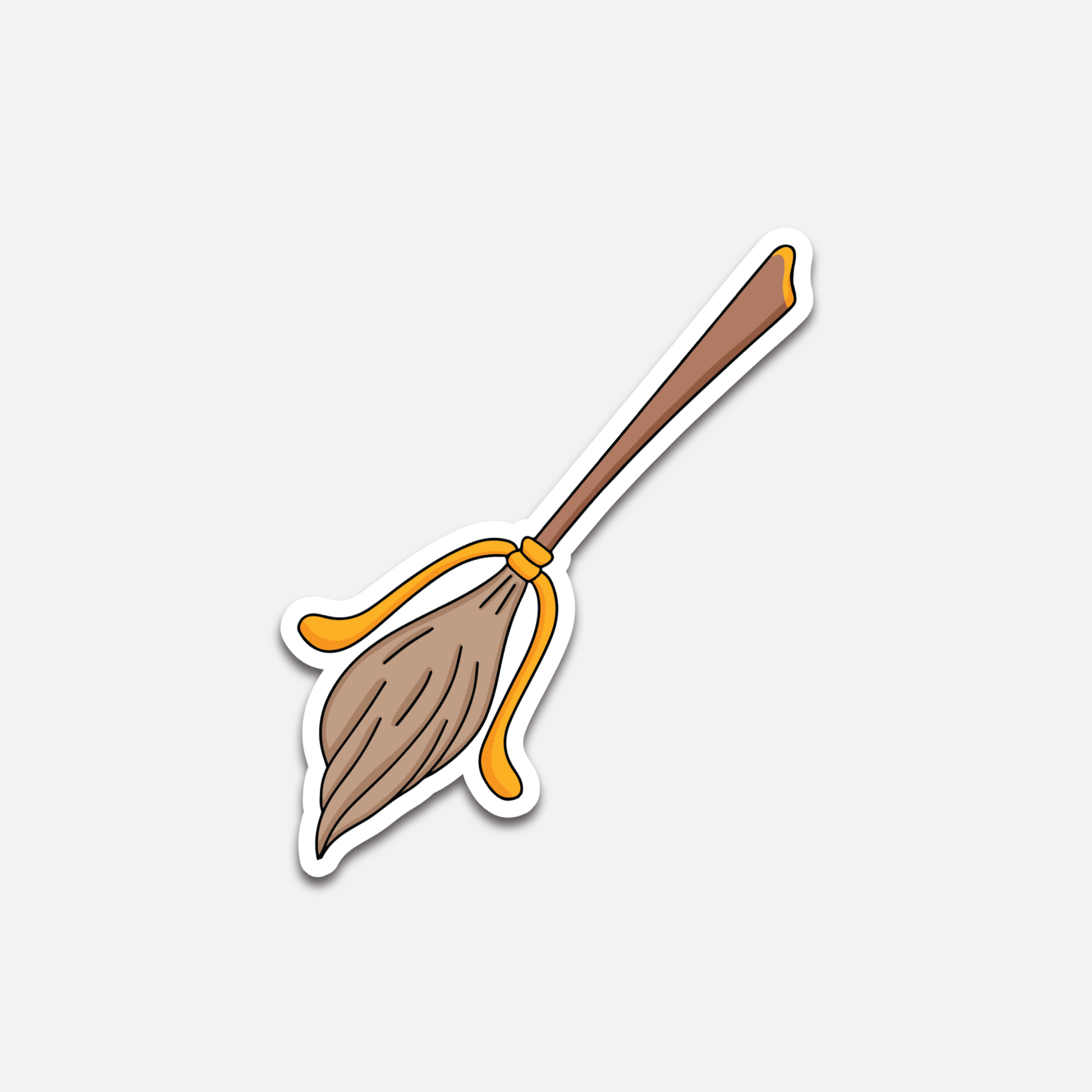 Broomstick - Magic Sticker | Enchant Your Tumbler, Laptop, or Journal