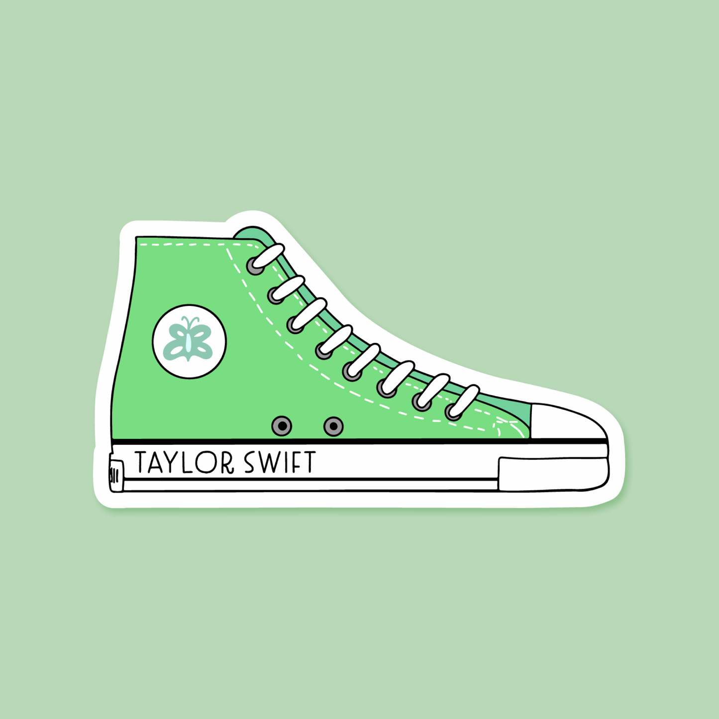 Taylor Swift Debut Album Shoe Sticker | Country Music Sticker